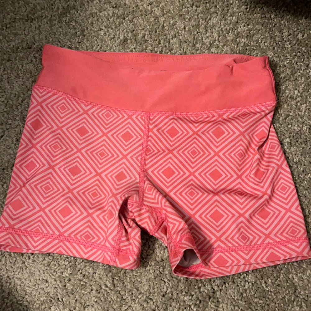 Pink spandex shorts for kids